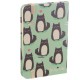 Book Striped Hard Cover with Rubber - Cat Feline Fine