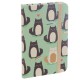 Book Striped Hard Cover with Rubber - Cat Feline Fine