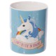 Taza de Porcelana China I Don't Believe in Humans Unicornio