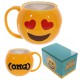 Taza de Cerámica Emotive - Ojos con Corazón