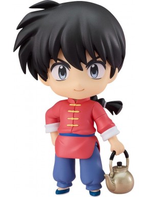 Figura Nendoroid de Ranma Saotome en pose dinámica con tetera