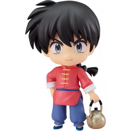 Figura Nendoroid de Ranma Saotome en pose dinámica con tetera
