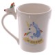 Taza de Cerámica con Unicornio pequeño en el Asa