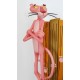 Estátua de resina de 41 cm da Pantera Cor-de-Rosa e O Inspetor