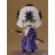 Figurine Nendoroid de Makoto Shishio 10 cm en pose avec épée et fond de flammes