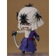 Figurine Nendoroid de Makoto Shishio 10 cm en pose avec épée et fond de flammes