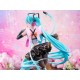 Statue Hatsune Miku 1/7 avec fleur et ailes