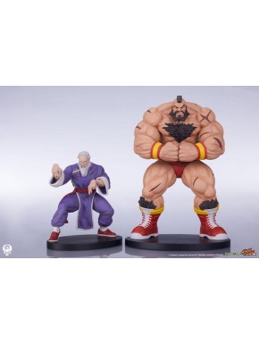 Statues Zangief et Gen Street Fighter 1/10