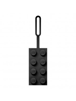 Llavero negro LEGO Classic de silicona de 10 cm