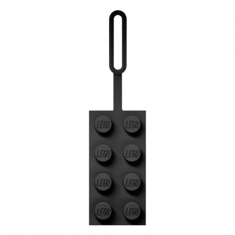 Llavero negro LEGO Classic de silicona de 10 cm