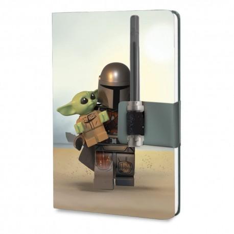 Cuaderno LEGO Star Wars Mandalorian con bolígrafo