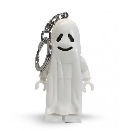Llavero iluminación LEGO Classic Ghost blanco 8 cm