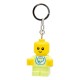 Llavero LEGO Baby amarillo con luz LED de 8 cm