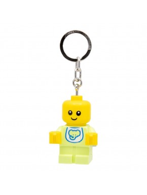 Llavero LEGO Baby amarillo con luz LED de 8 cm