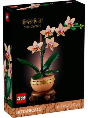 LEGO Mini Orquídea 10343 em vaso de terracota