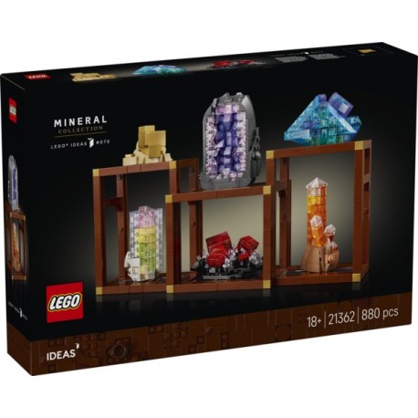 Set LEGO Ideas 21362 com minerais decorativos