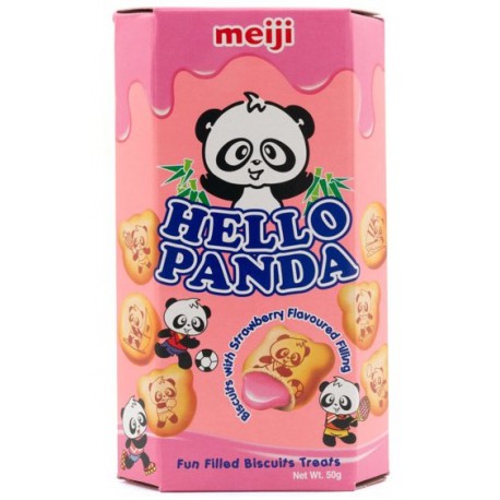 Snack Galletas de Fresa Kawaii Hello Panda