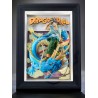 Quadro em Relevo 3D Dragon Ball Z Son Goku & Dragão 27 cm