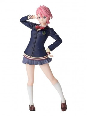 Statue Aira Dandadan 22 cm en uniforme scolaire