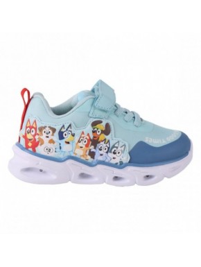 Chaussures de sport Bluey bleu clair avec lumières