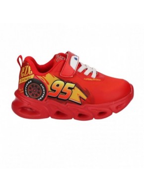 Chaussures rouges Cars avec lumières et semelle EVA légère