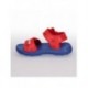 Sandales de plage Mickey Mouse pour enfants en rouge et bleu