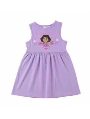 Robe lilas Dora l'Exploratrice pour filles