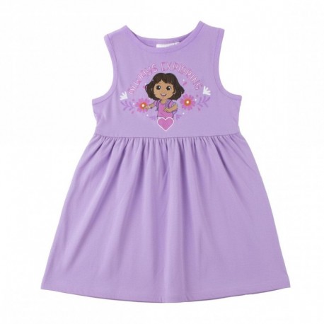 Robe lilas Dora l'Exploratrice pour filles