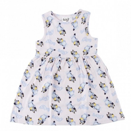 Vestido de algodão Bluey para meninas