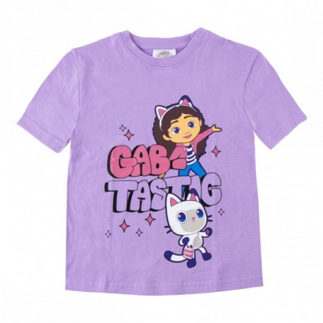 T-shirt lilas Gabby's Dollhouse avec Gabby et Pandy