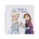 T-shirt blanc Frozen avec Elsa et Anna pour filles