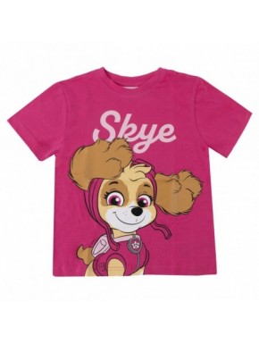 T-shirt rose Paw Patrol avec Skye