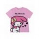 Camiseta rosa Hello Kitty My Melody para meninas