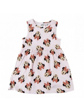 Vestido da Minnie Mouse para meninas, 100% algodão