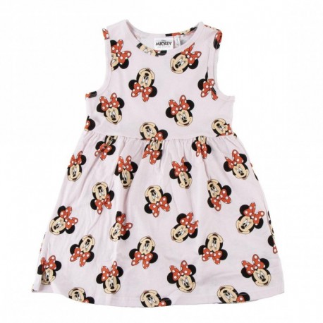 Robe Minnie Mouse pour filles, 100% coton