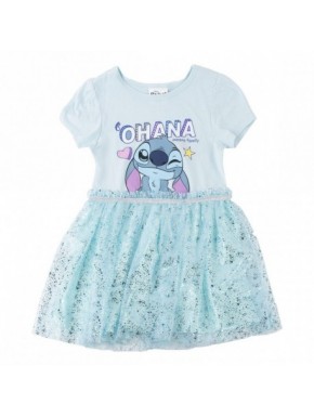 Vestido azul de fantasía Stitch para niñas