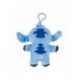 Llavero azul de Stitch con clip para bolsas