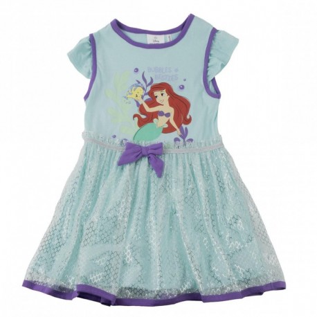 Vestido azul de Ariel para niñas