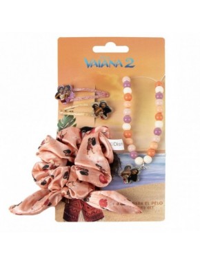 Set de belleza con accesorios de Vaiana en coral