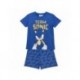 Pyjama court bleu Sonic pour enfants