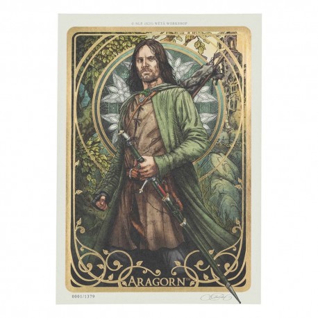 Litografia de Aragorn de O Senhor dos Anéis