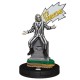 Miniatura HeroClix de Beetlejuice com traje listrado e placa