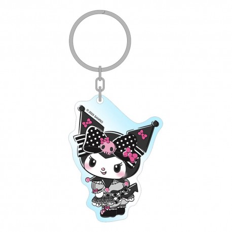 Llavero Sanrio Kuromi Pink Black Party 7 cm