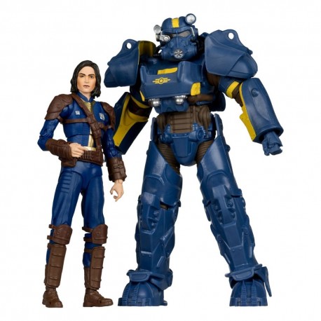 Pack de figurines Fallout 4 T-60 Vault Tec et Sole Survivor