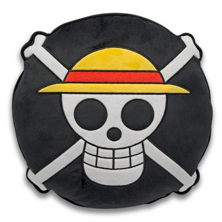 Cojín One Piece Emblema Pirata 30 cm