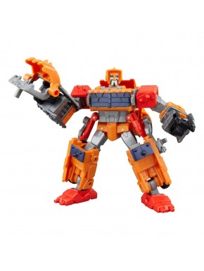 Figura Transformers Junkion Wreck-Gar em forma de robô e caminhão