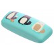 Eyeglass case Feline Turquoise