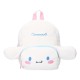 Mochila blanca de Cinnamoroll Sanrio con diseño esponjoso.