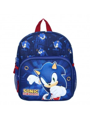 Mochila azul de Sonic the Hedgehog 29 cm