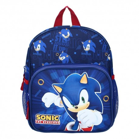 Mochila azul de Sonic the Hedgehog 29 cm